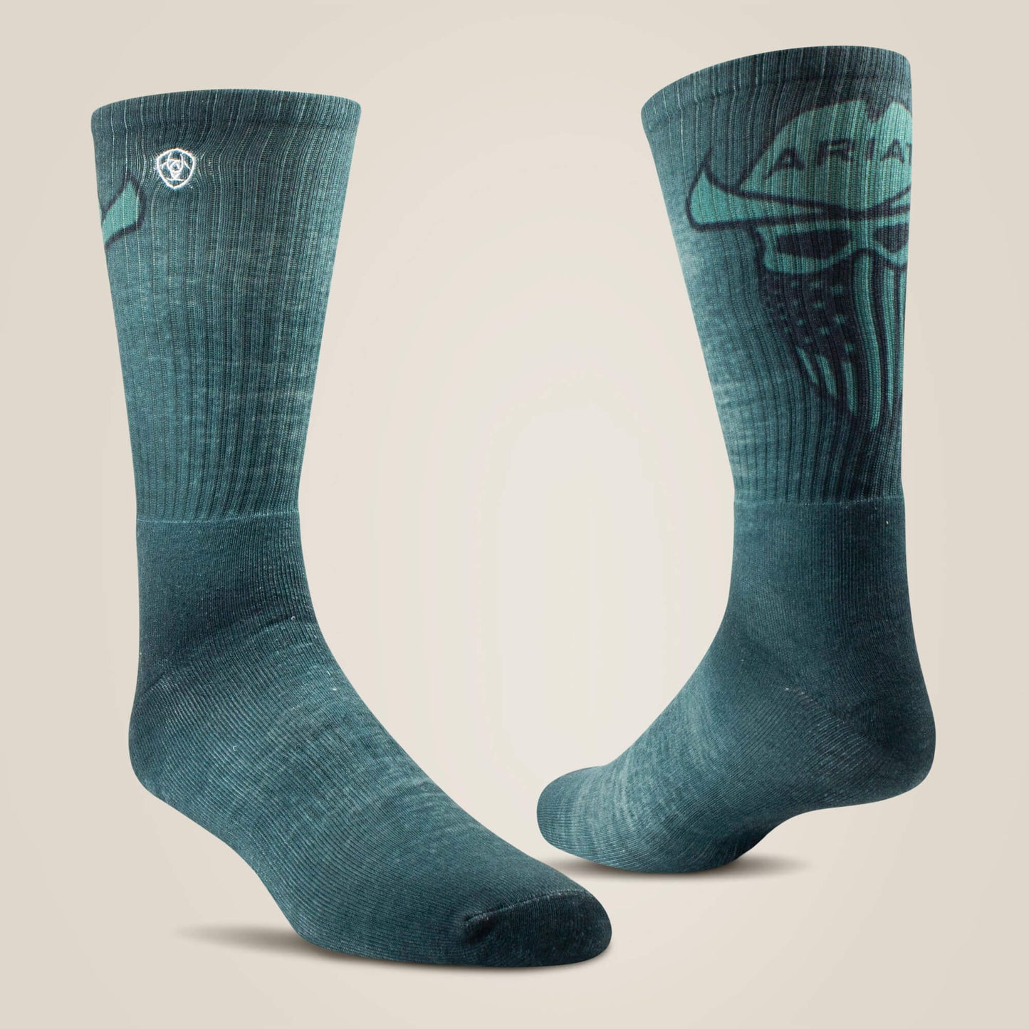 Incognito Graphic Crew Work Sock 2 Pair Multi Color Pack Ariat Men|Accessories|Women
