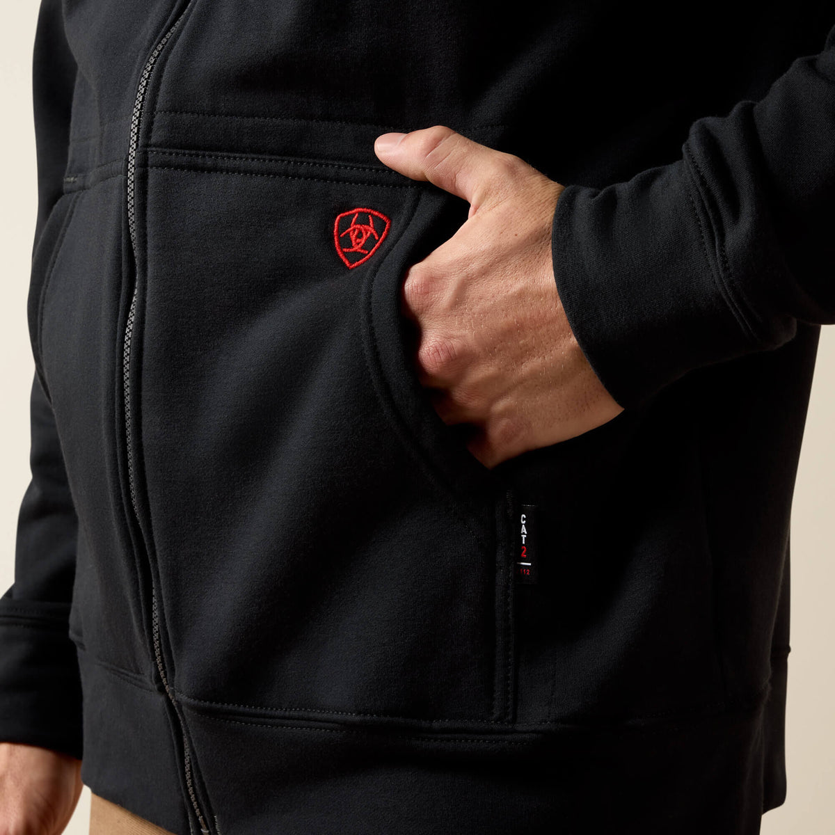 FR DuraStretch Full Zip Hoodie Ariat Work|Men