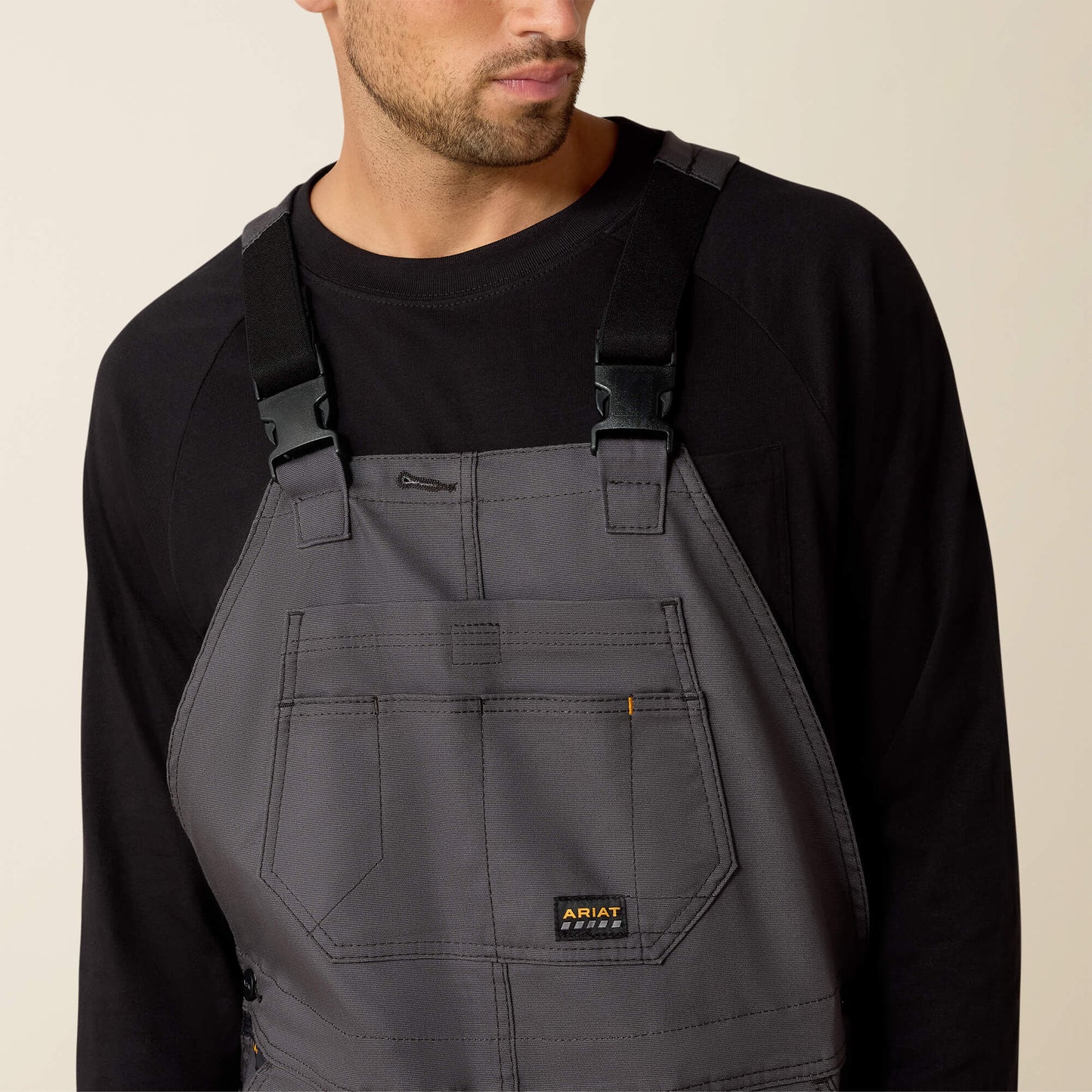 Rebar DuraCanvas Unlined Bib Ariat Sale|Men|Work