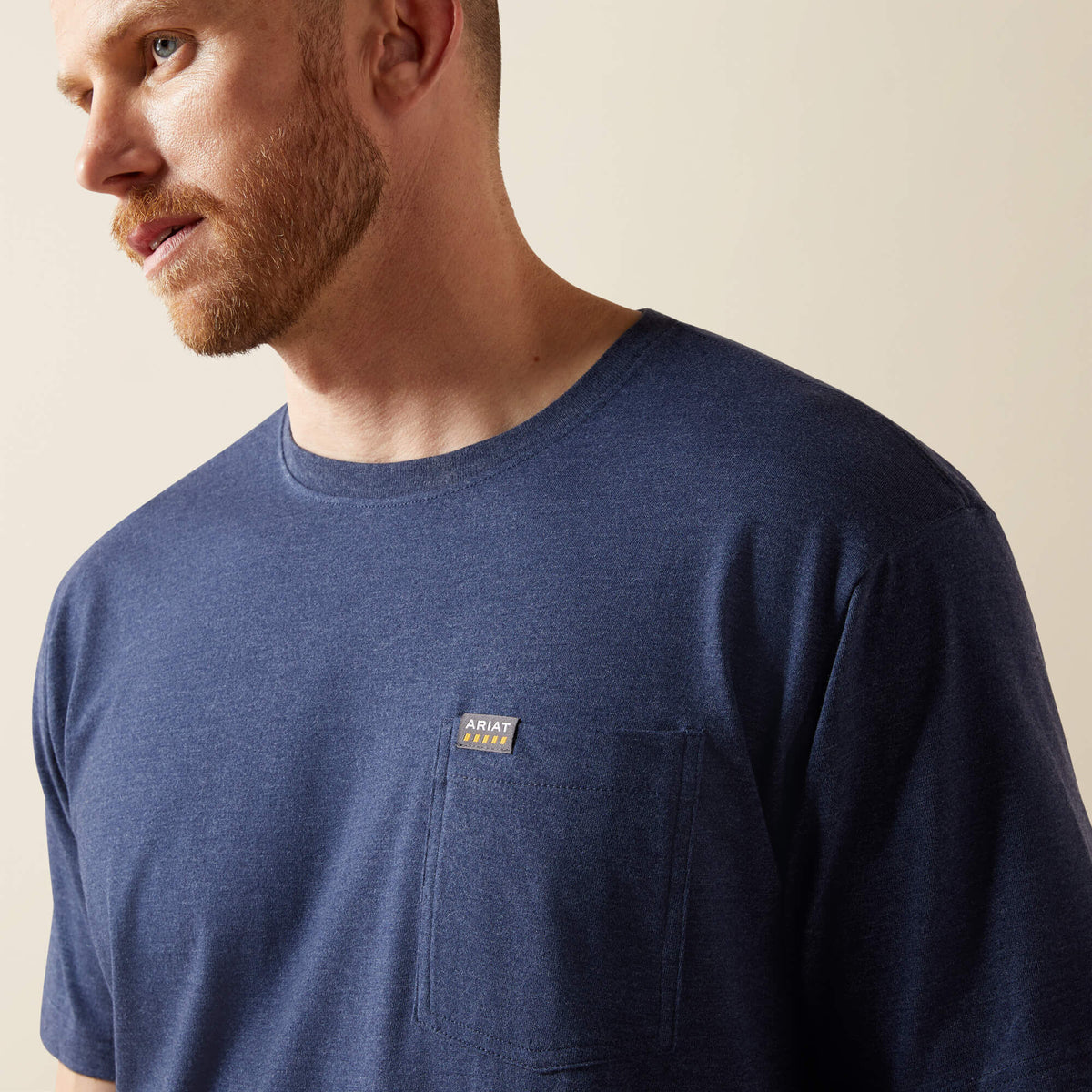 Rebar Cotton Strong Standard Pocket T-Shirt Ariat Men|Work