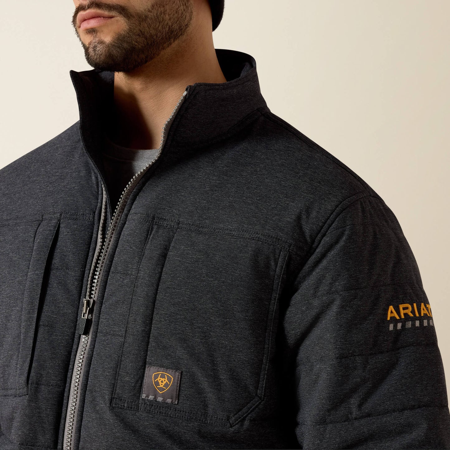 Rebar Valiant Stretch Canvas Water Resistant Insulated Jacket Ariat Men|Work