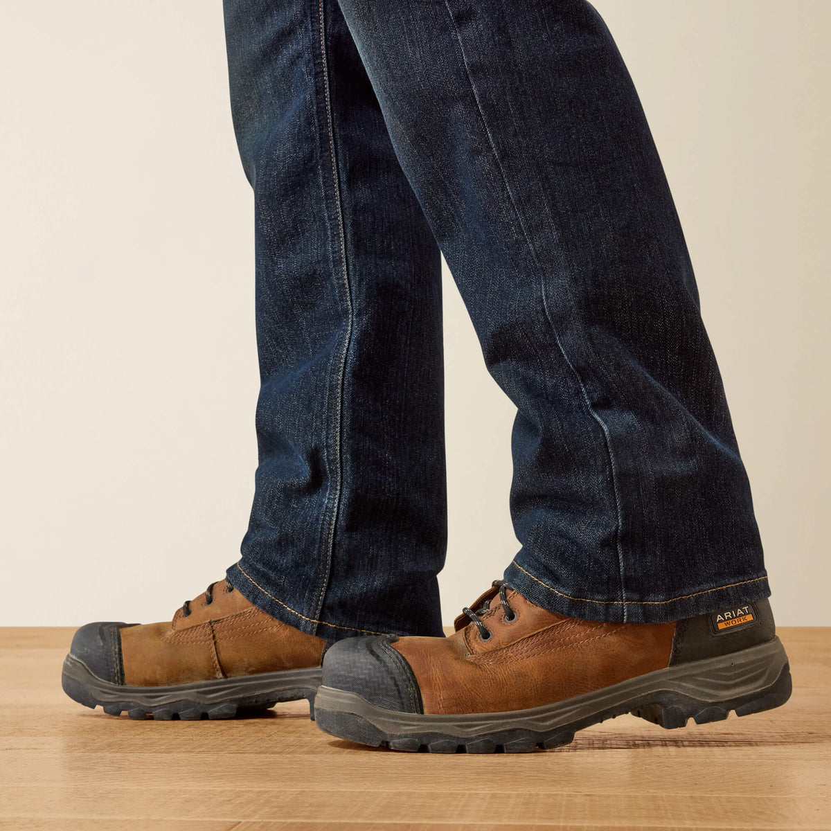 Rebar M4 Relaxed DuraStretch Basic Stackable Straight Leg Jean Ariat Men|Work