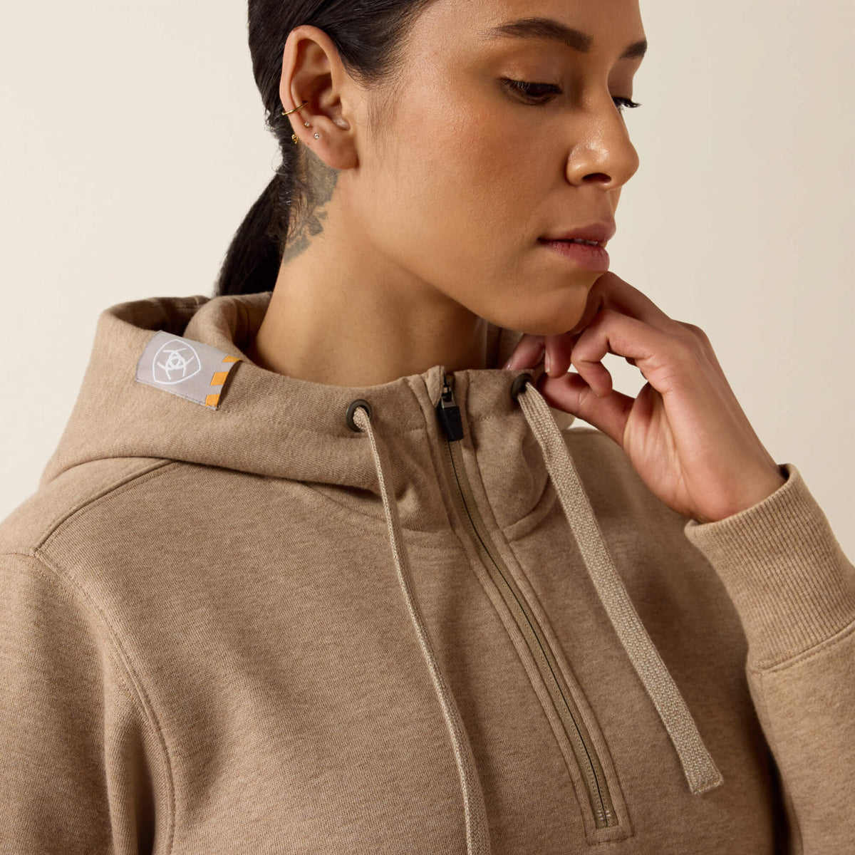 Rebar Skill Set 1/2 Zip Hoodie Ariat Women|Work