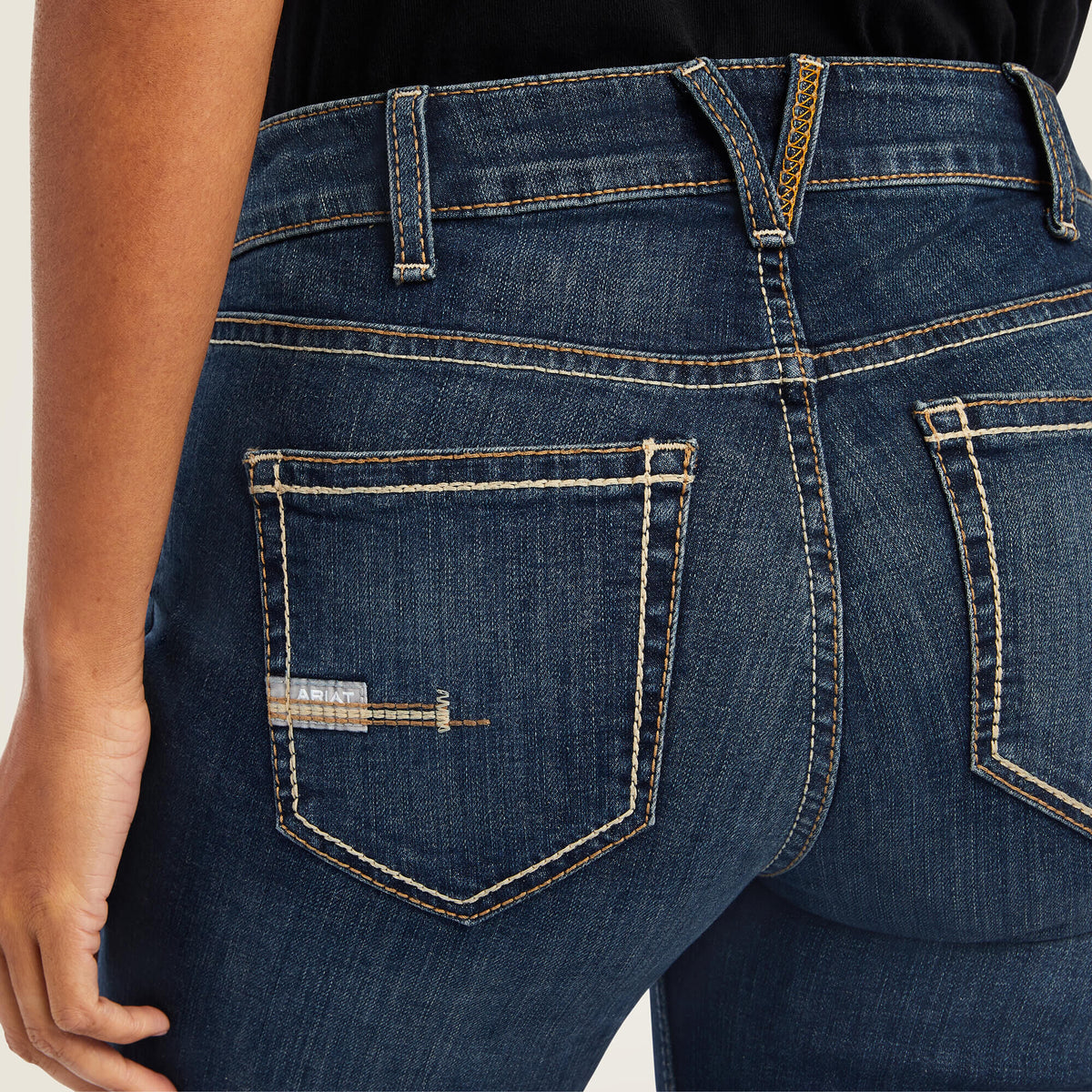 Rebar Perfect Rise Riveter DuraStretch Straight Leg Jeans Ariat Women|Work