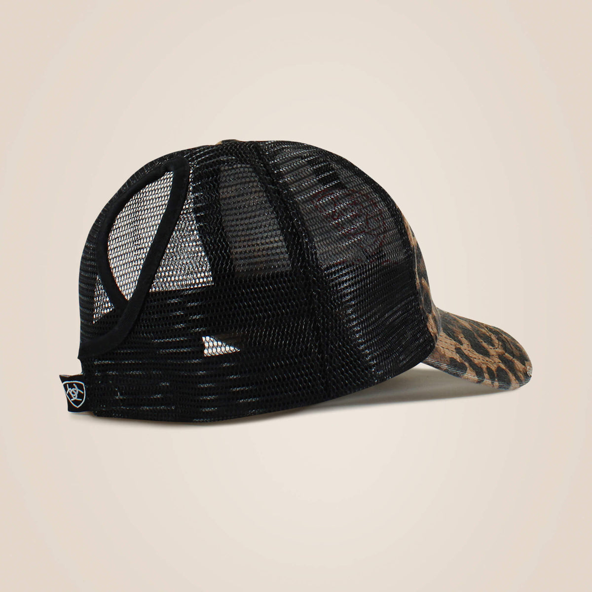 Embossed logo cheetah print cap Ariat Women|Accessories
