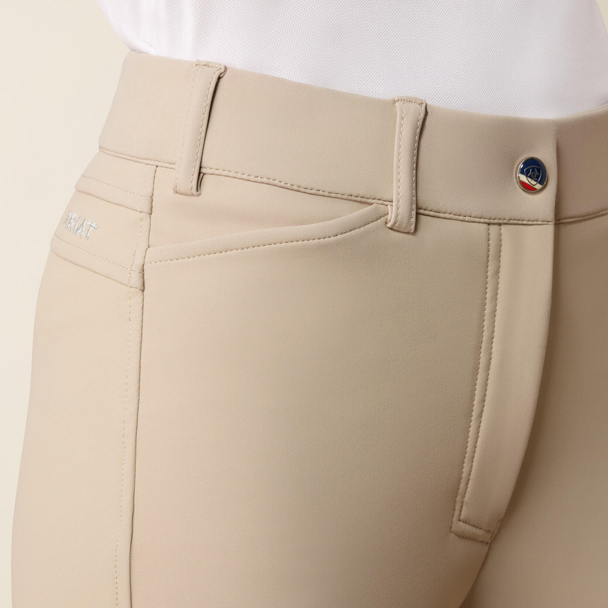 Tri Factor EQ Grip Knee Patch Breech Ariat Kids