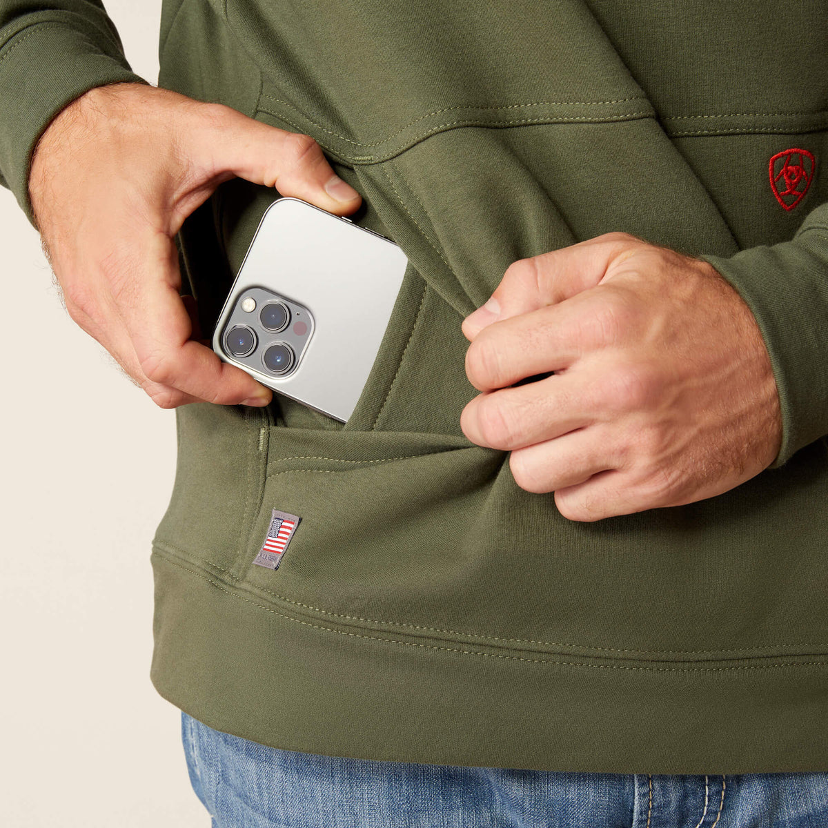 FR DuraStretch Pullover Hoodie Ariat Work|Men