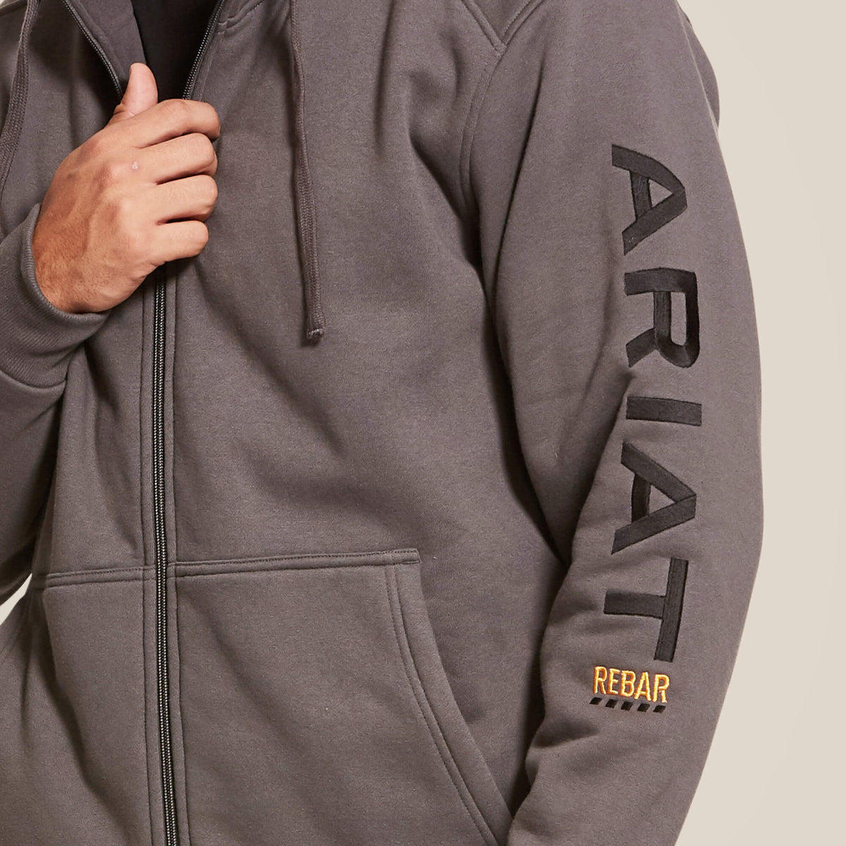 Rebar All-Weather Full Zip Hoodie Ariat Sale|Men|Work
