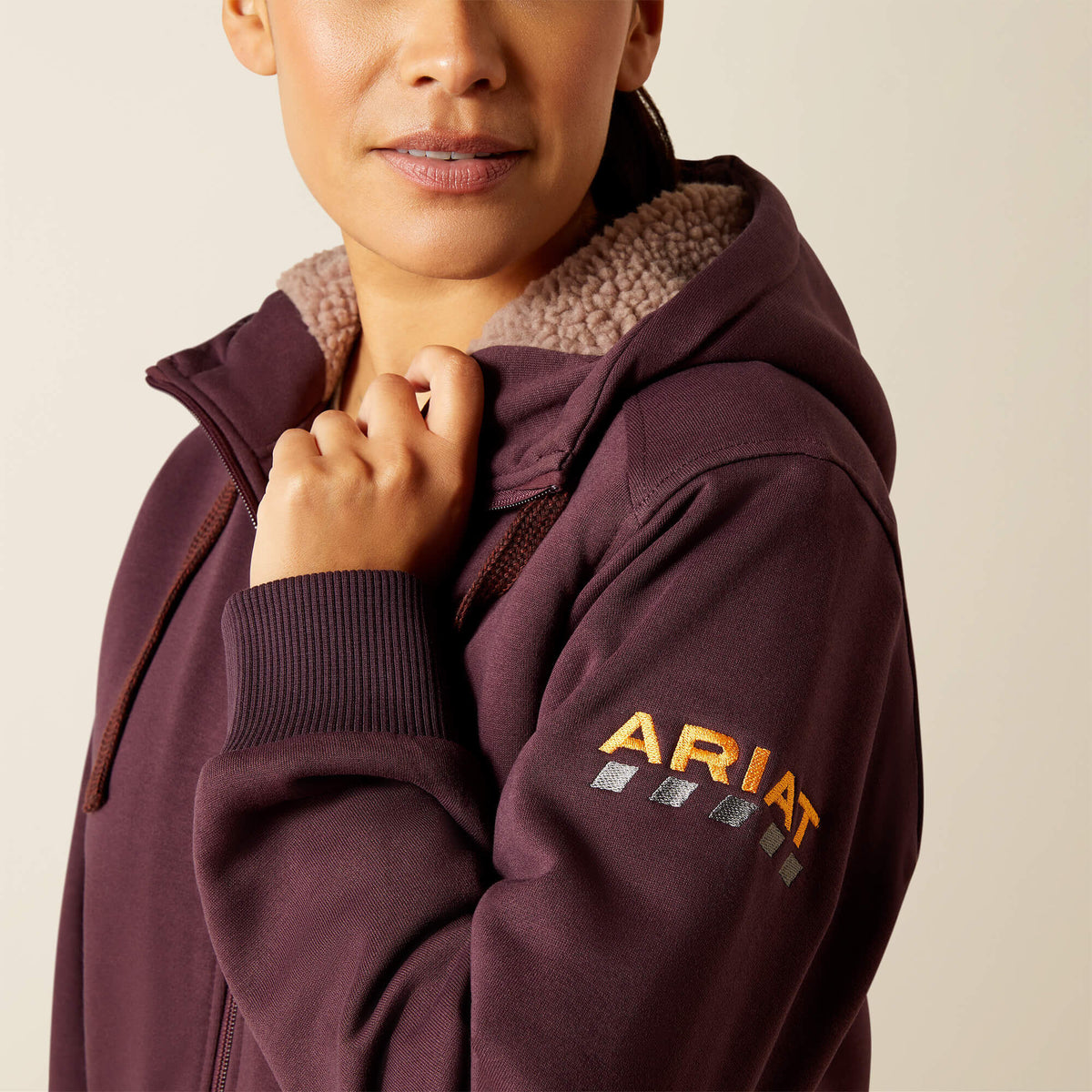 Rebar All-Weather Sherpa Full Zip Hoodie Ariat Sale|Women