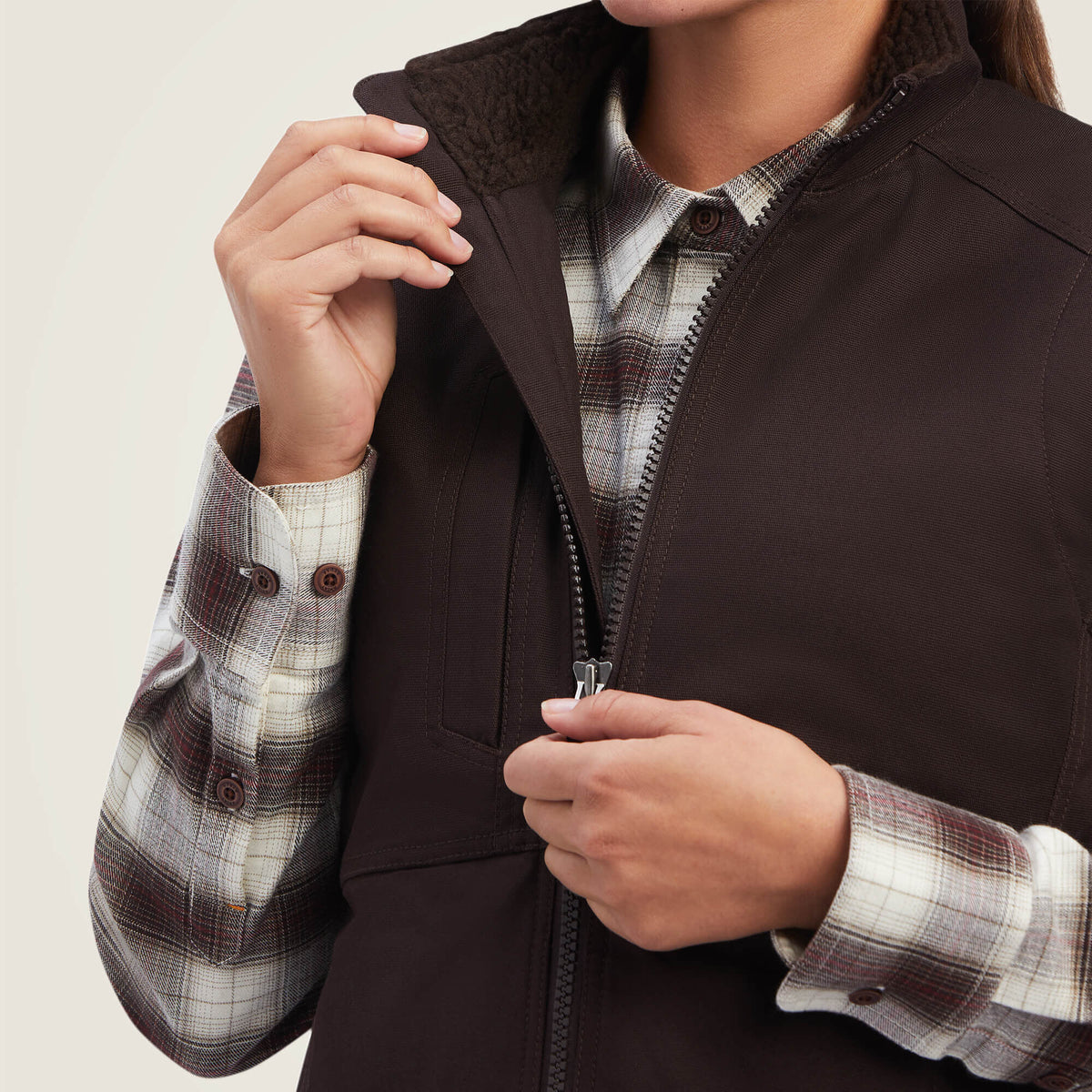 Rebar DuraCanvas Insulated Vest Ariat Sale|Women|Work