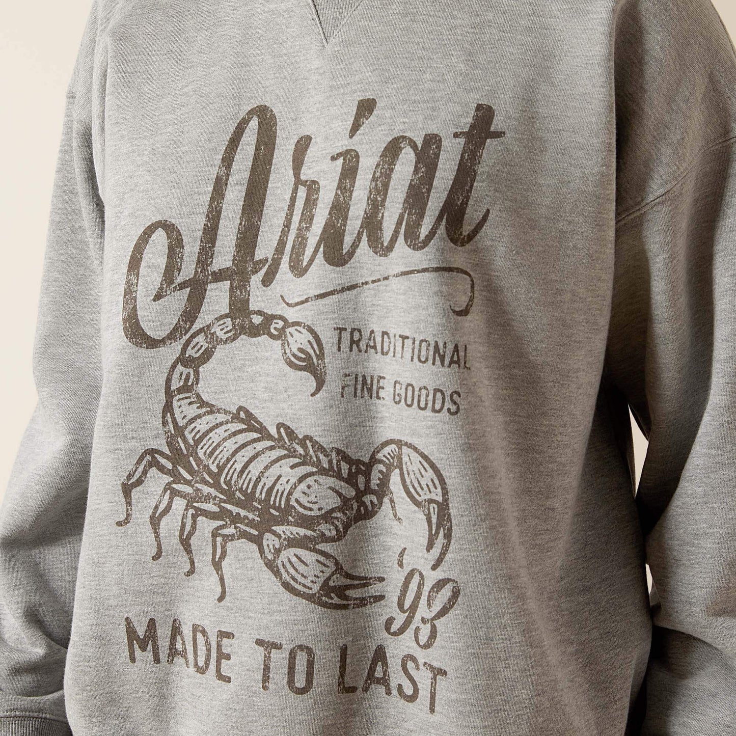 Scorpion Script Oversized Sweatshirt Ariat Sale|Women