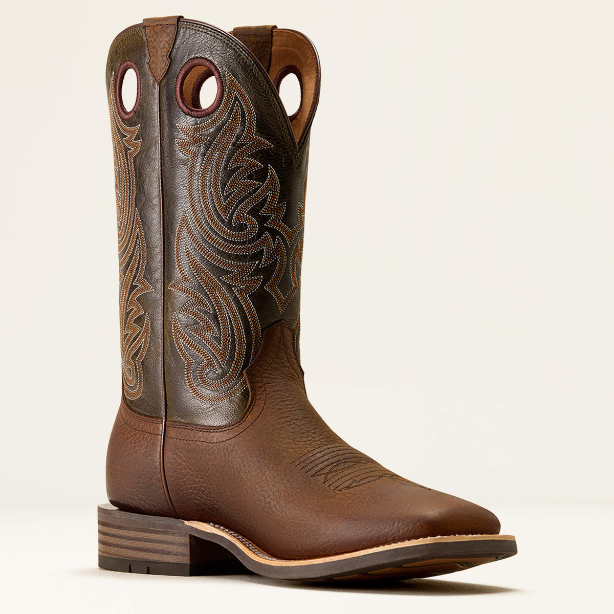 Highland Toughstock Wide Square Toe Cowboy Boot Ariat Men