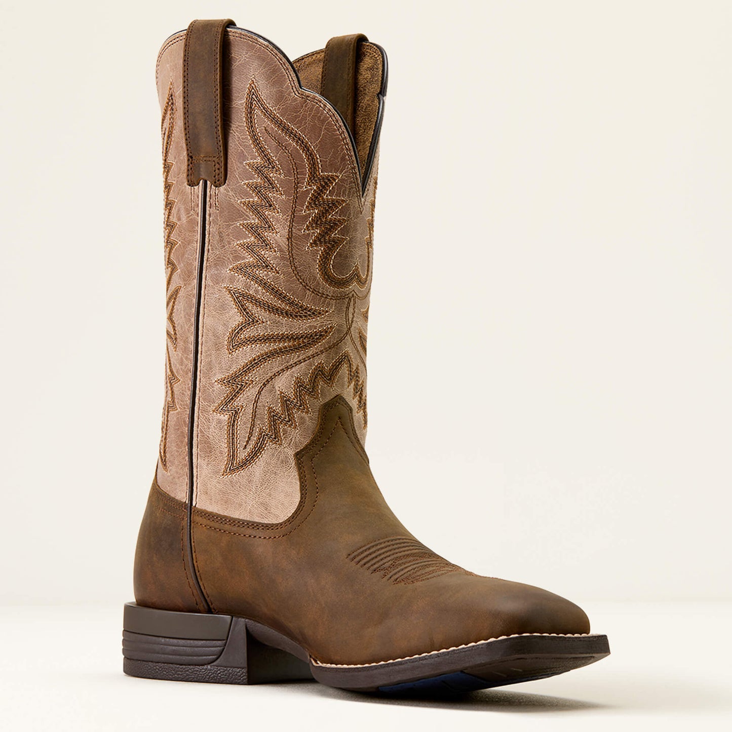Brush Creek Wide Square Toe Cowboy Boot Ariat Men