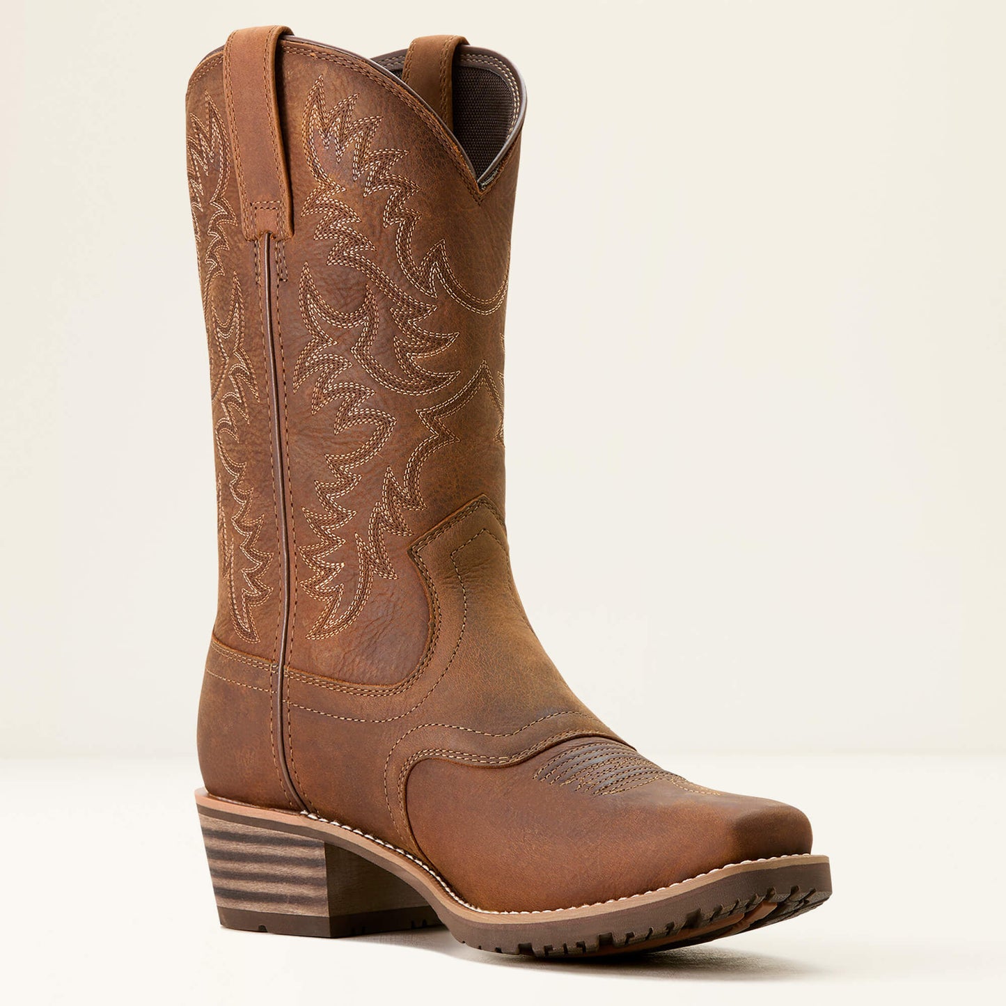 Hybrid Roughstock Square Toe Waterproof Cowboy Boot Ariat Men