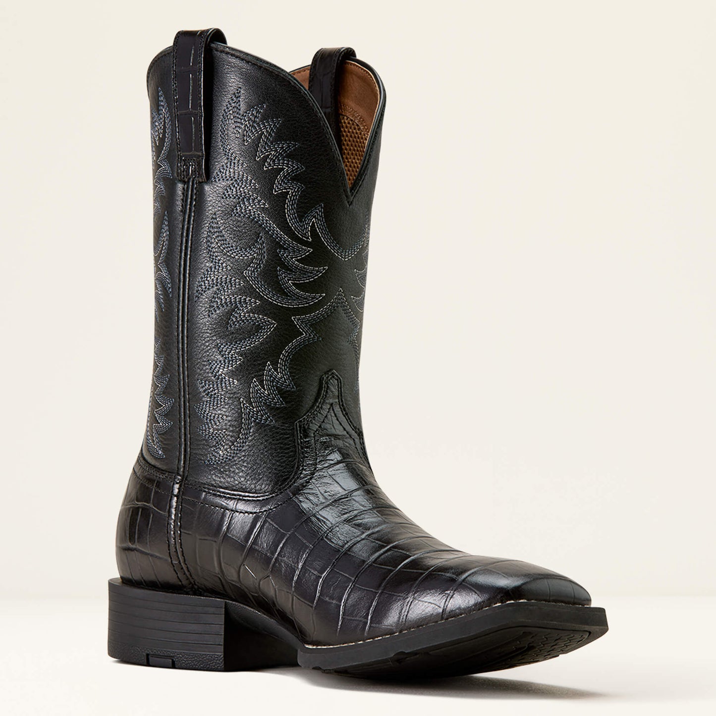 Sport Latigo Wide Square Toe Cowboy Boot Ariat Men