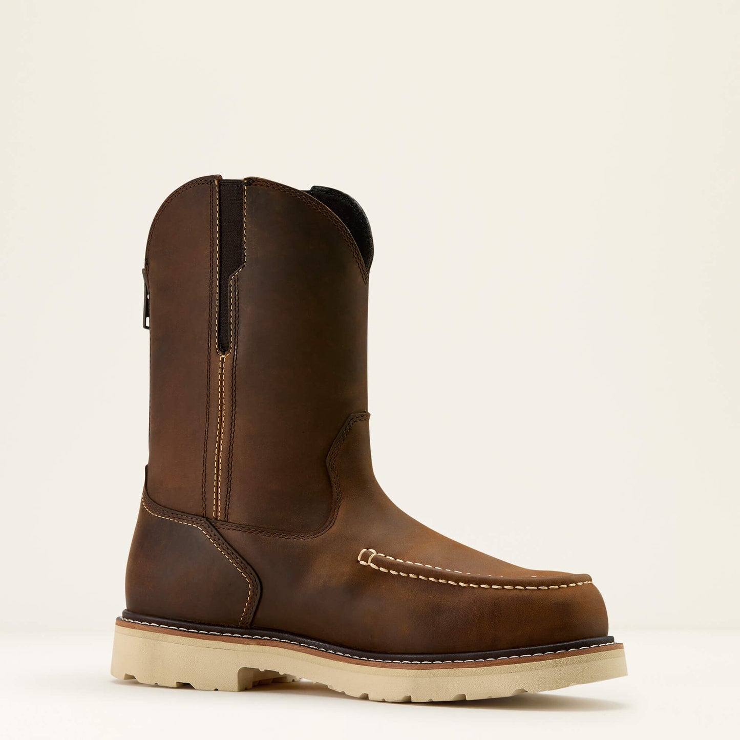 Rebar Lift Pull On Moc Toe Composite Toe Work Boot Ariat Men|Work