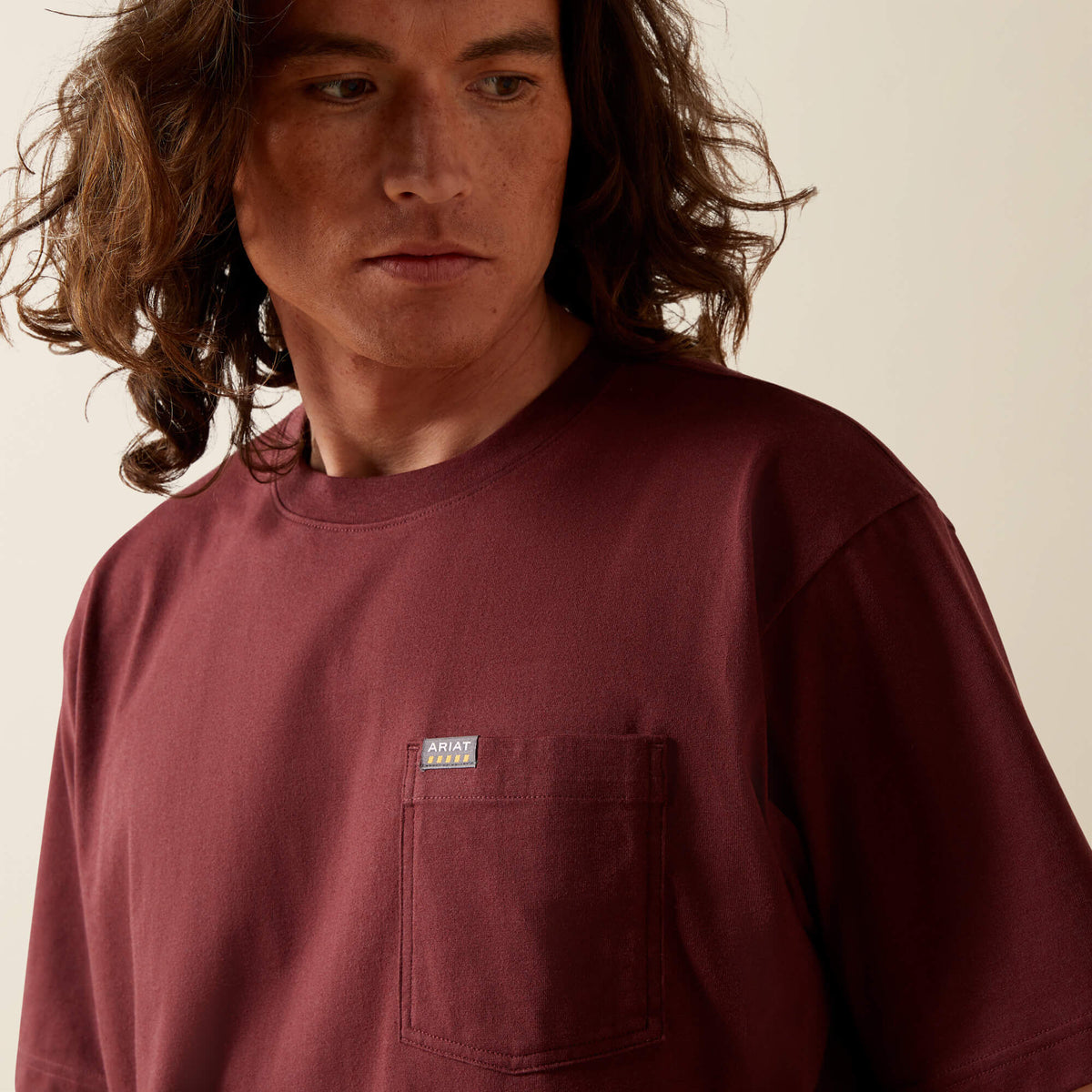 Rebar Cotton Strong Standard Pocket T-Shirt Ariat Men|Work