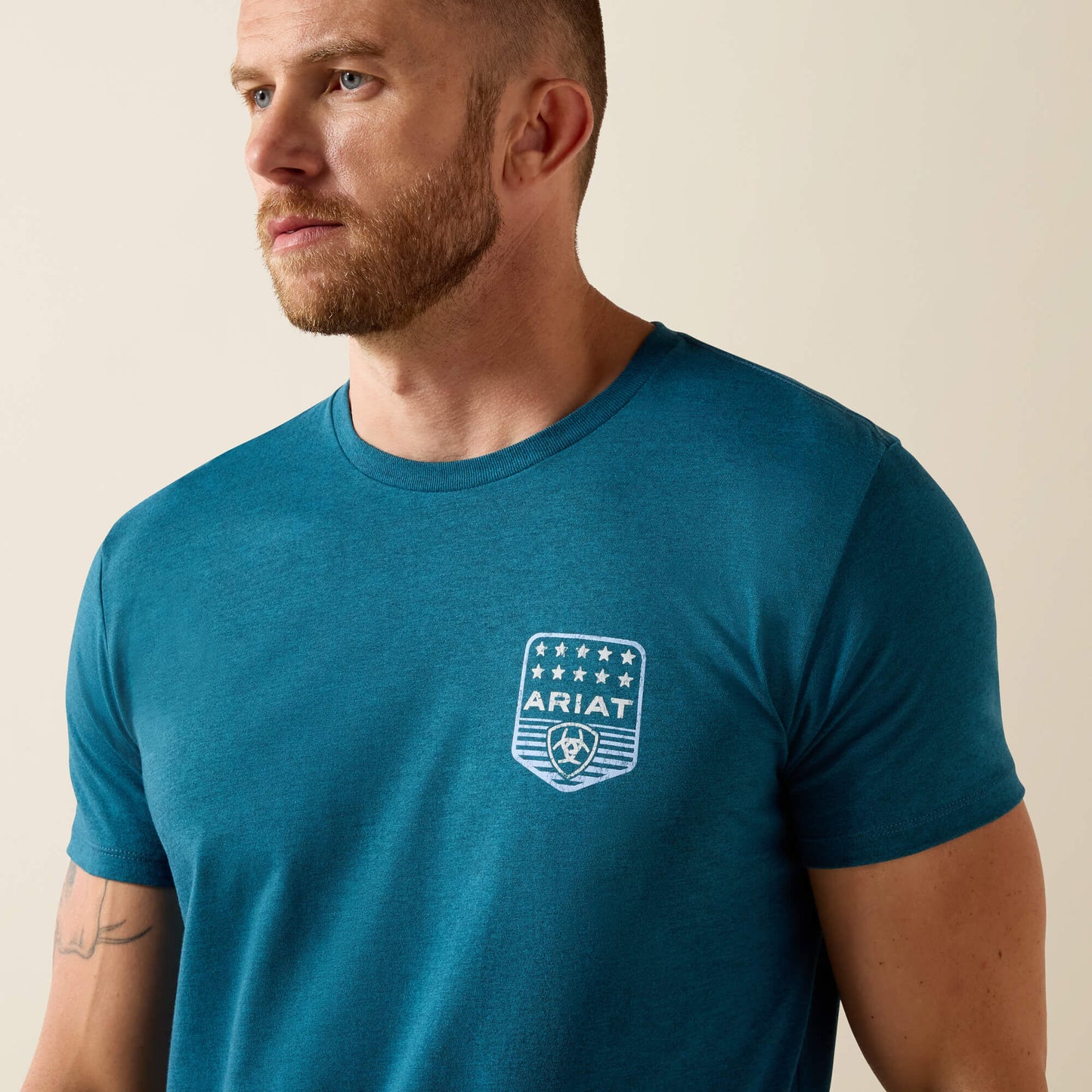 Ariat Stripe Patriotic Badge T-Shirt Ariat Men