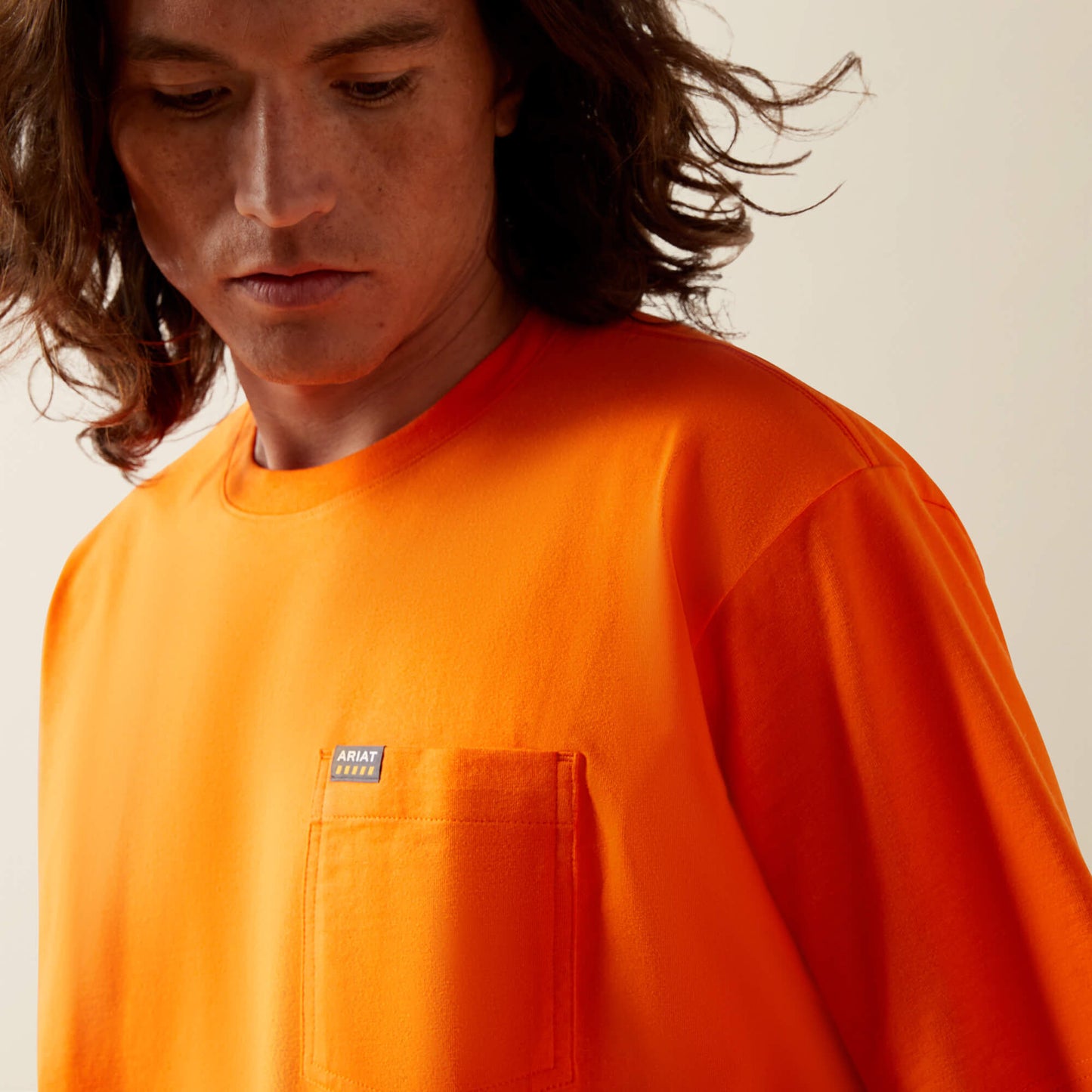Rebar Cotton Strong Standard Pocket T-Shirt Ariat Men|Work
