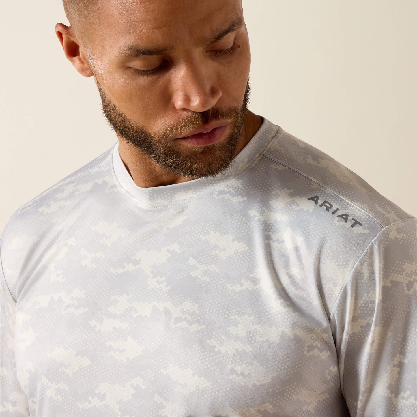 Rebar Sunblocker Printed Long Sleeve T-Shirt Ariat Men|Work