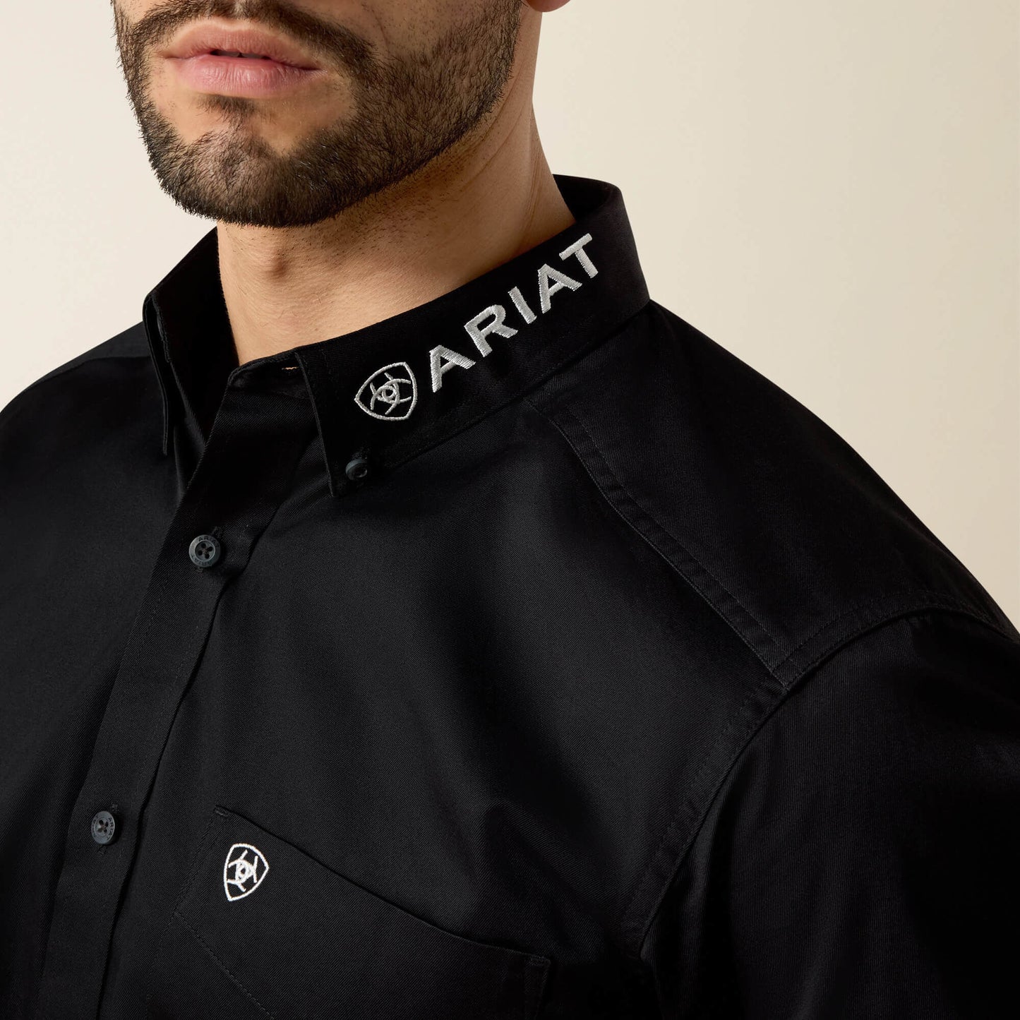 Team Logo Twill Fitted Shirt Ariat Men