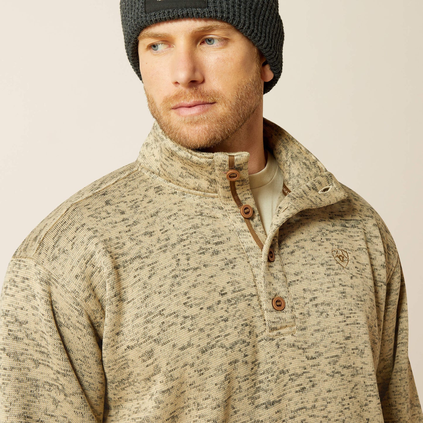 Caldwell 1/4 Button Sweater Ariat Men|Sale