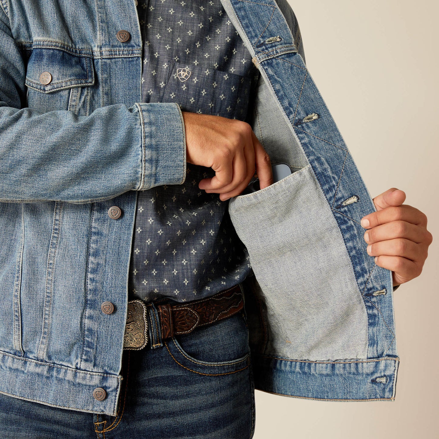 Denim Trucker Jacket Ariat Men