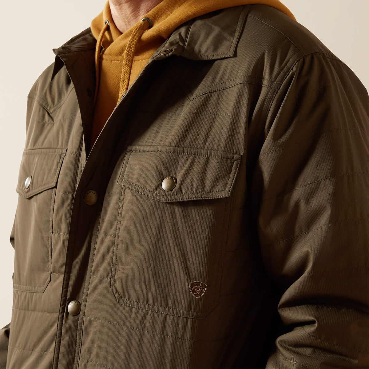 Quilted Shirt Jacket Ariat Men|Sale