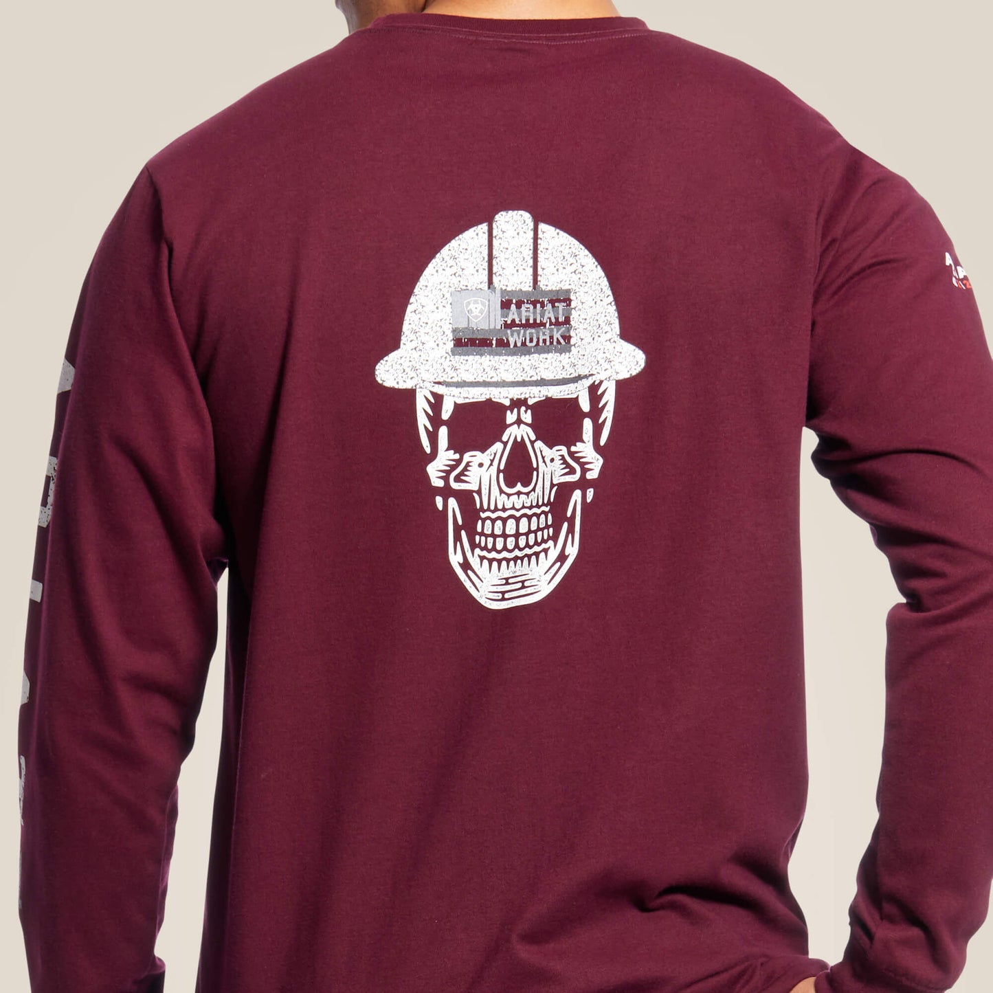 FR Roughneck Skull Logo T-Shirt Ariat Men|Work