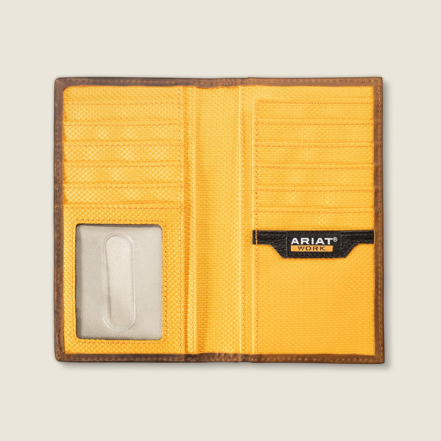 Work Roughneck Label Canvas Trifold Wallet Ariat Men|Accessories