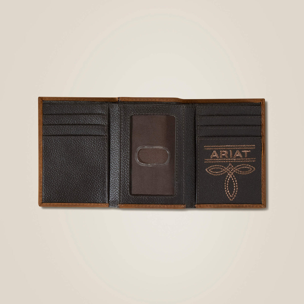 Flag Shield Trifold Wallet Ariat Men|Accessories