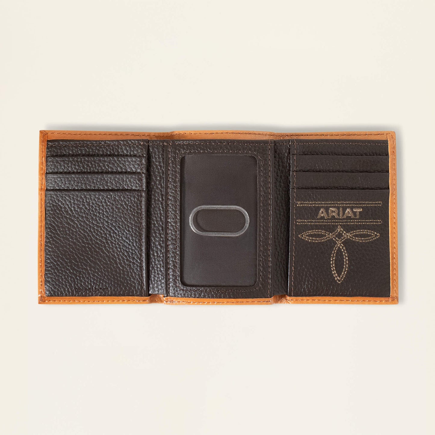 Southwest Emboss Trifold Wallet Ariat Men|Accessories