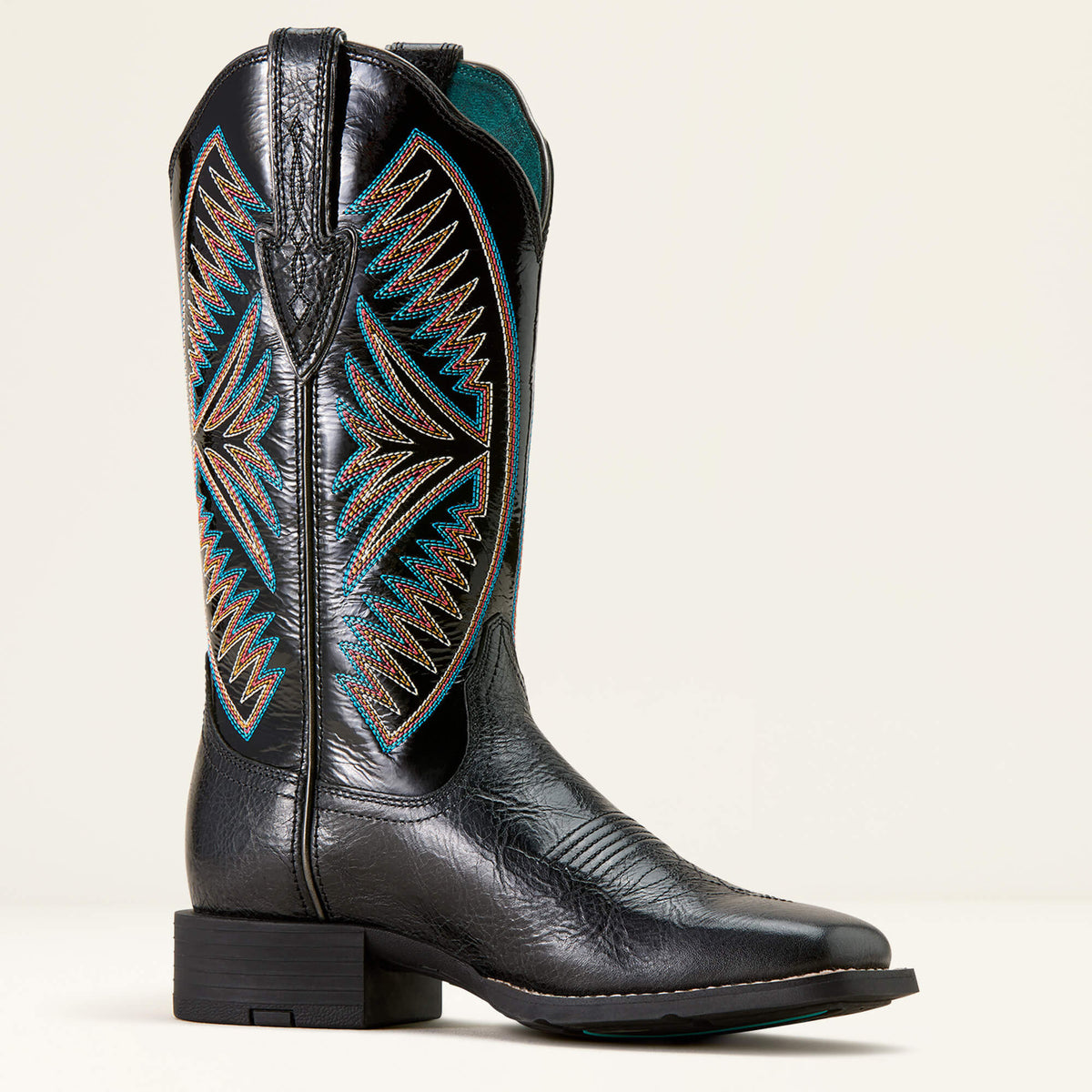 Round Up Ruidoso Wide Square Toe Western Boot Ariat Women