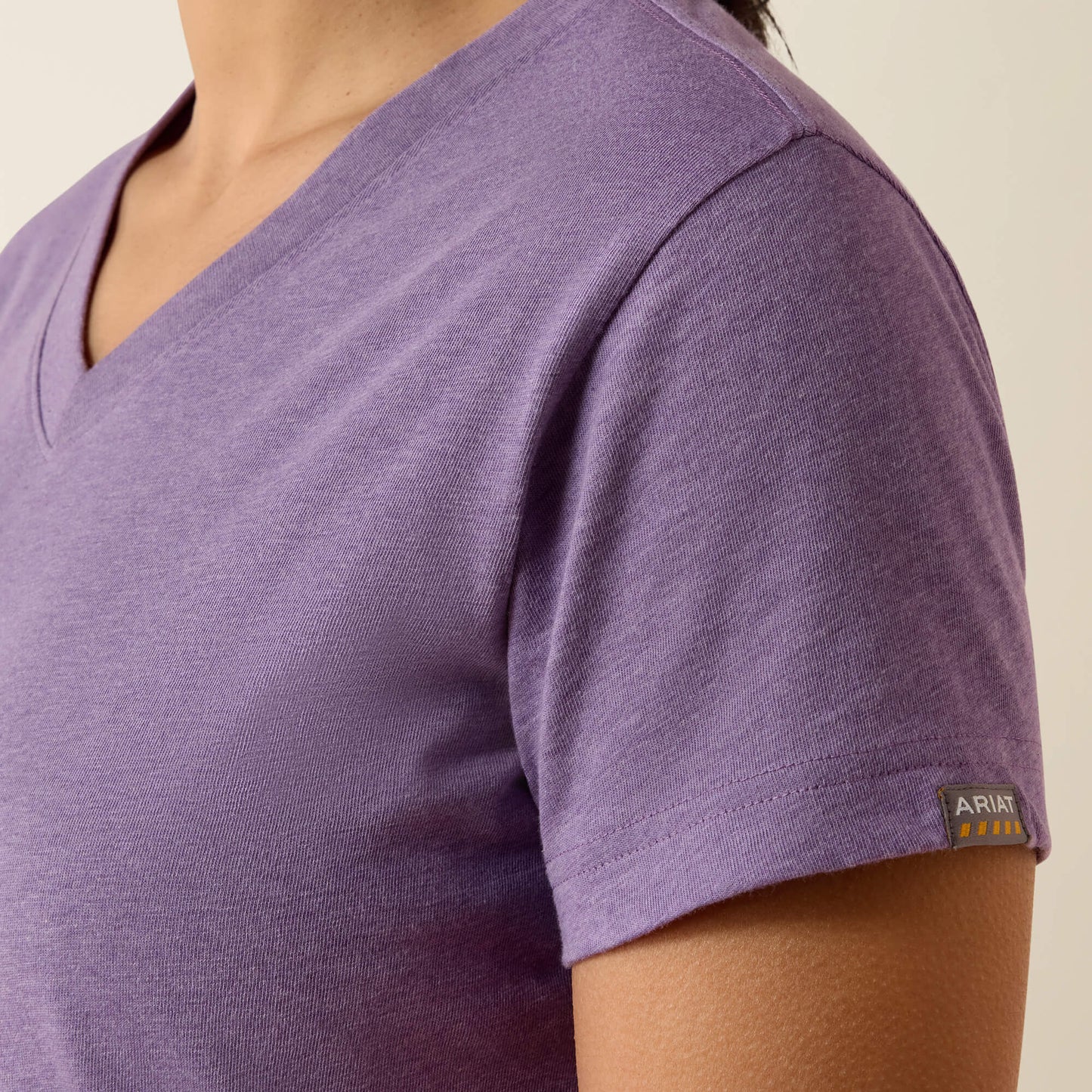 Rebar Cotton Strong Standard V-Neck T-Shirt Ariat Women|Work|Sale