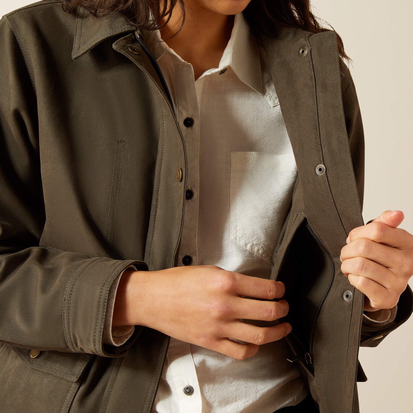 Western Canvas Chore Jacket Ariat Women|Sale