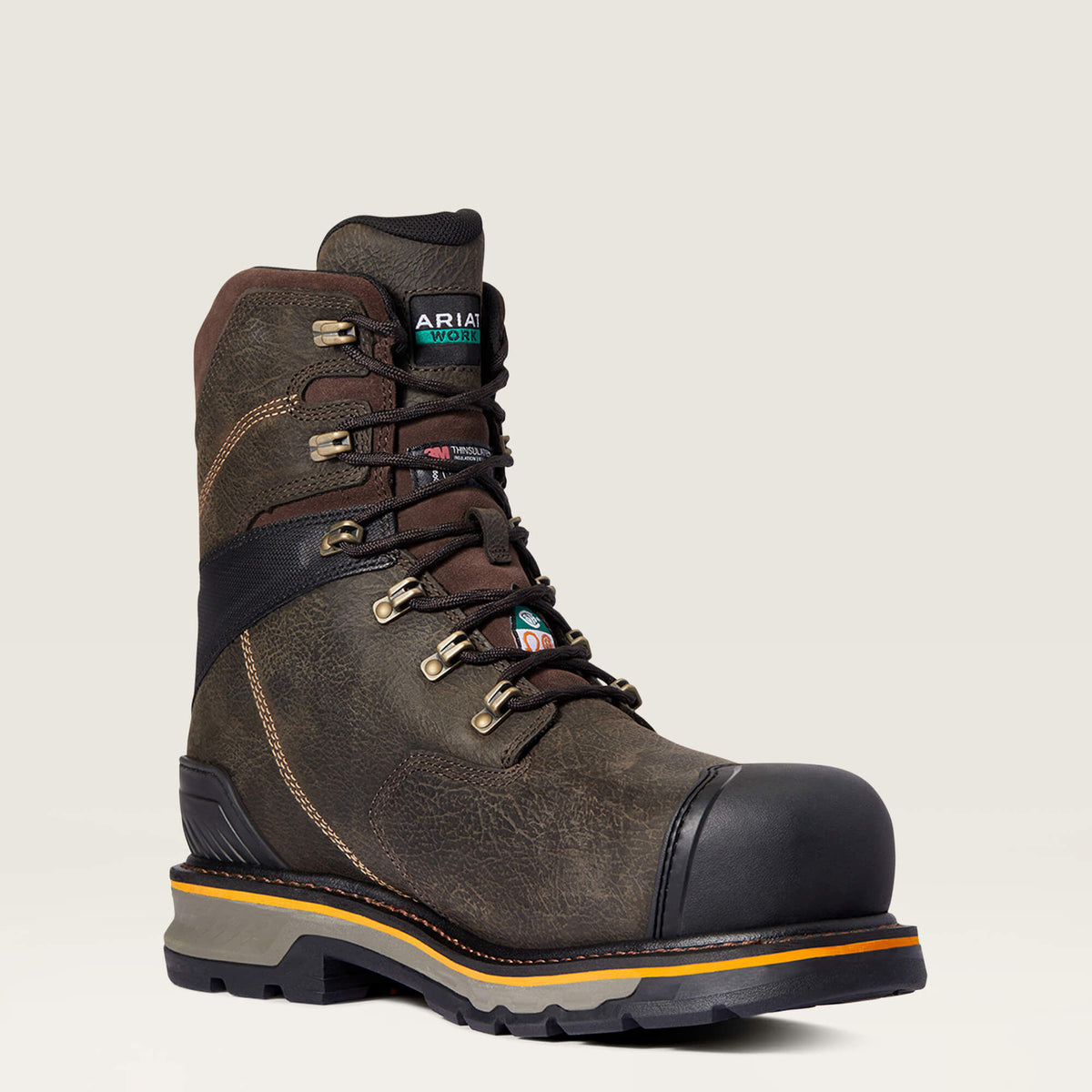 Stump Jumper 8" CSA Glacier Grip Waterproof 600g Composite Toe Work Boot Ariat Work