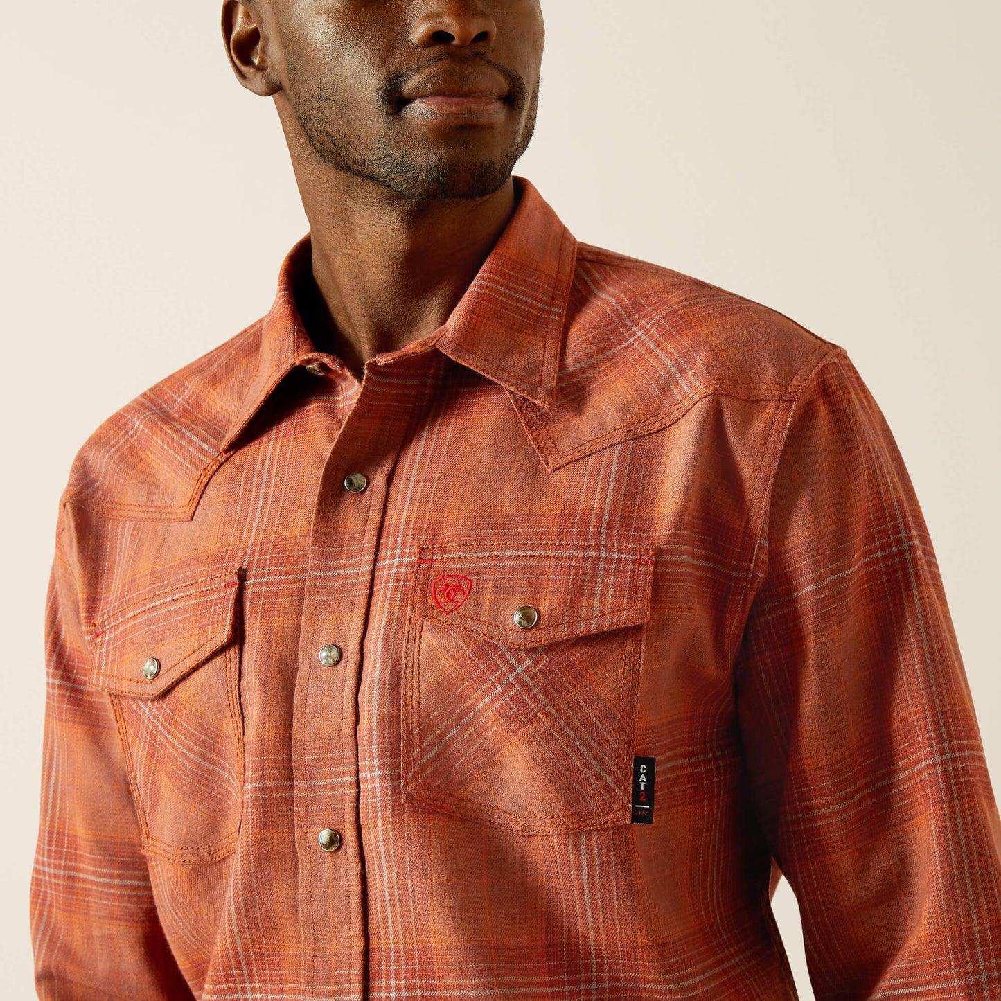 FR Wayne Retro Fit Snap Work Shirt Ariat Work|Sale