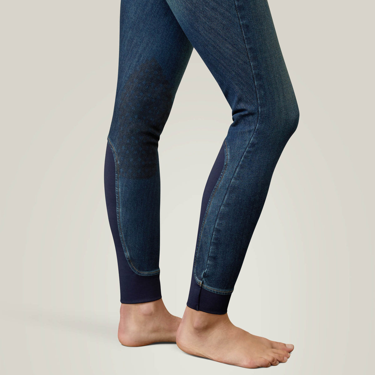 Halo Denim Knee Patch Breech Ariat Sale