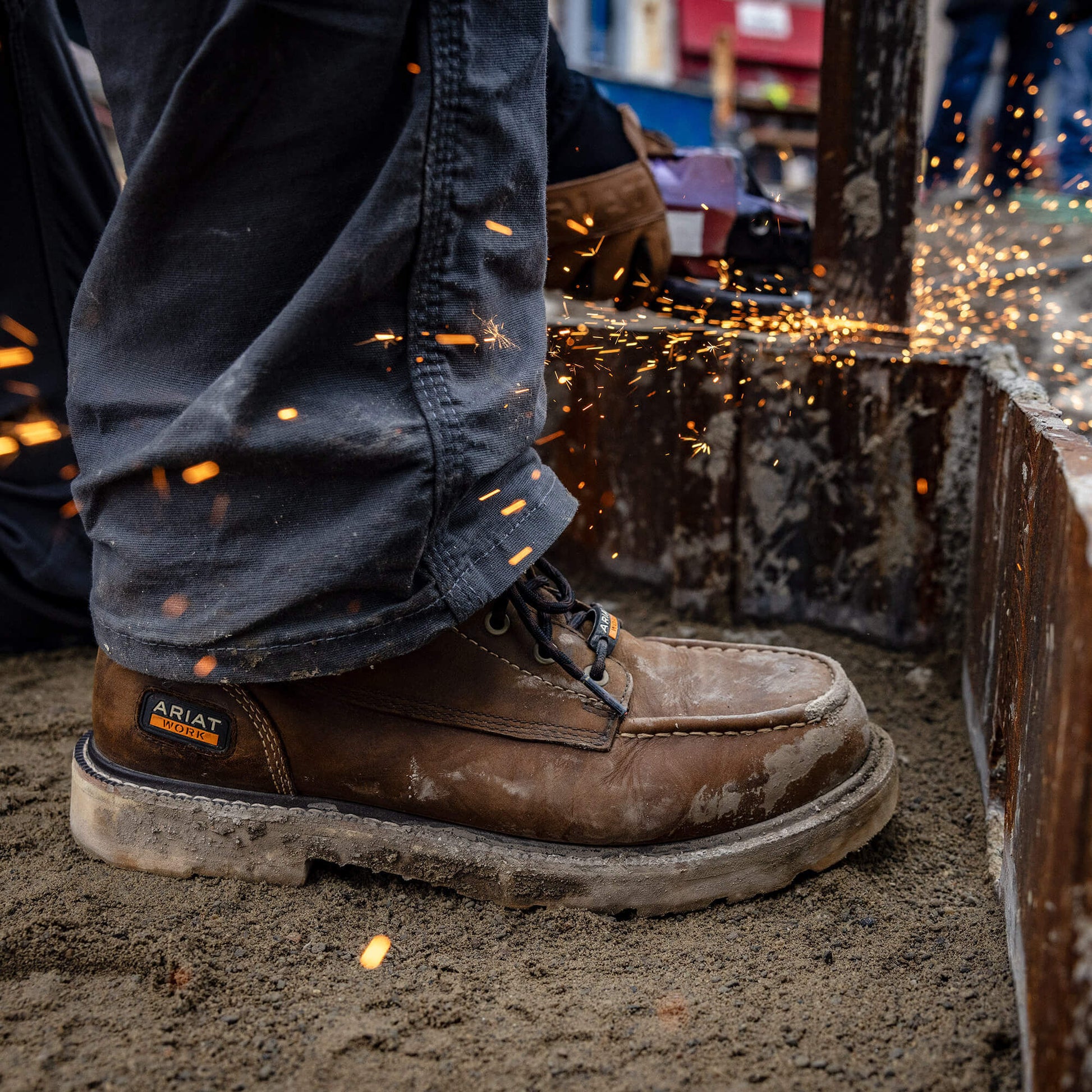 Rebar Lift 6" Waterproof Composite Toe Work Boot Ariat Men|Work