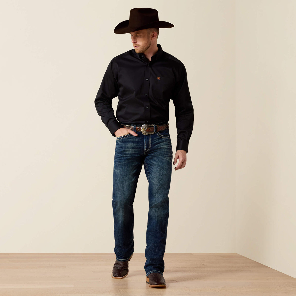 M4 Relaxed Stretch Adkins Boot Cut Jean Ariat Men
