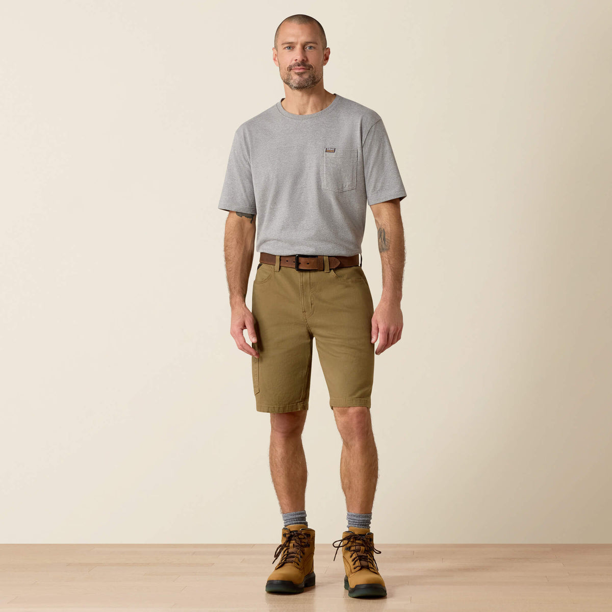 Rebar DuraStretch Made Tough 10" Short Ariat Men