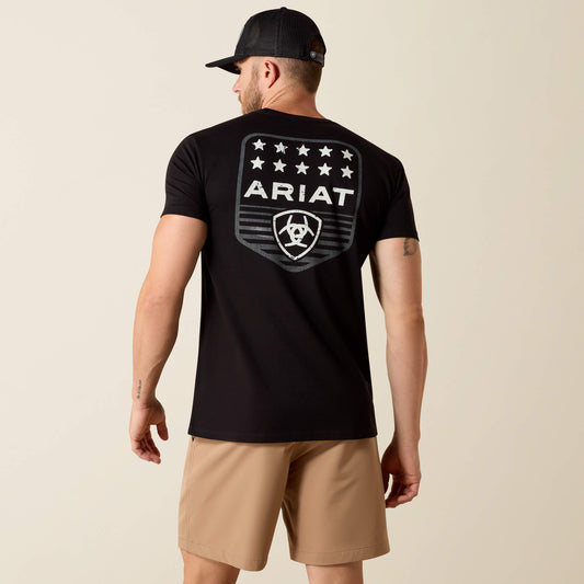 Ariat Stripe Patriotic Badge T-Shirt Ariat Men