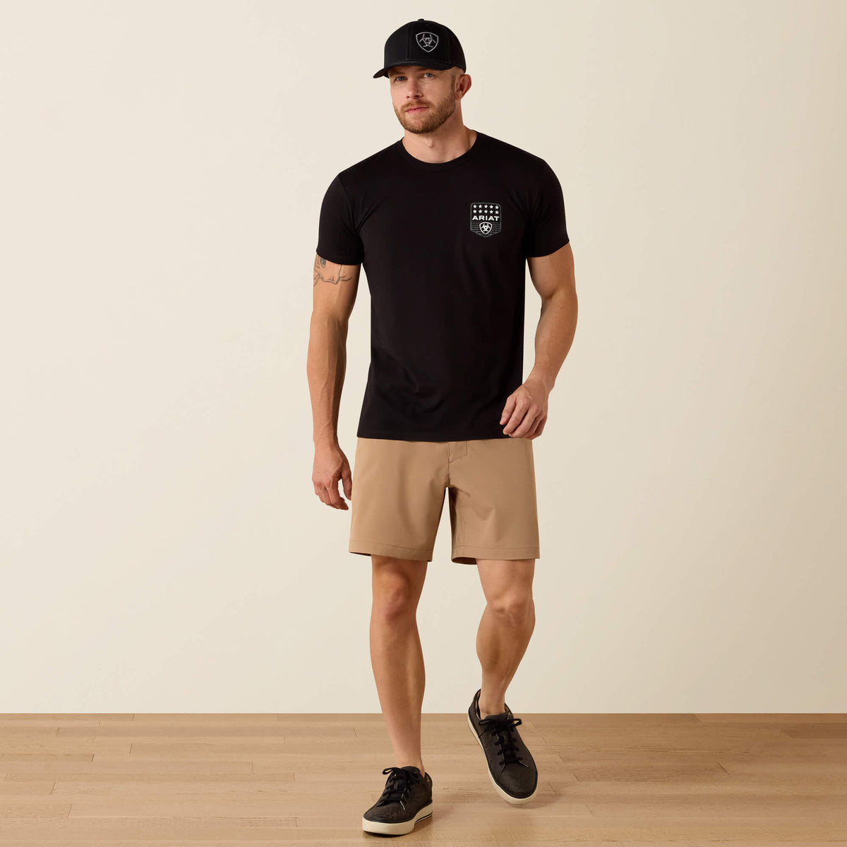 Ariat Stripe Patriotic Badge T-Shirt Ariat Men