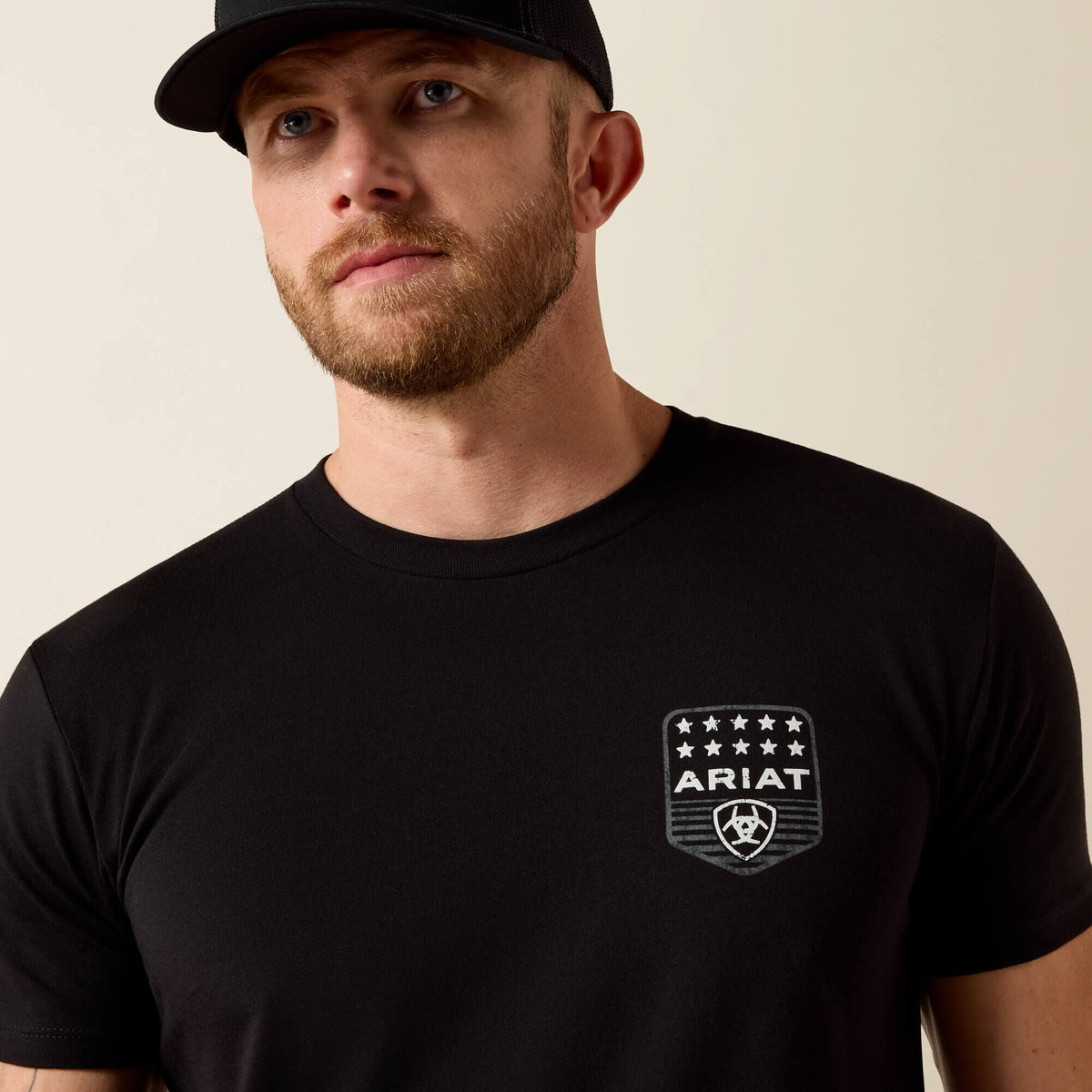 Ariat Stripe Patriotic Badge T-Shirt Ariat Men