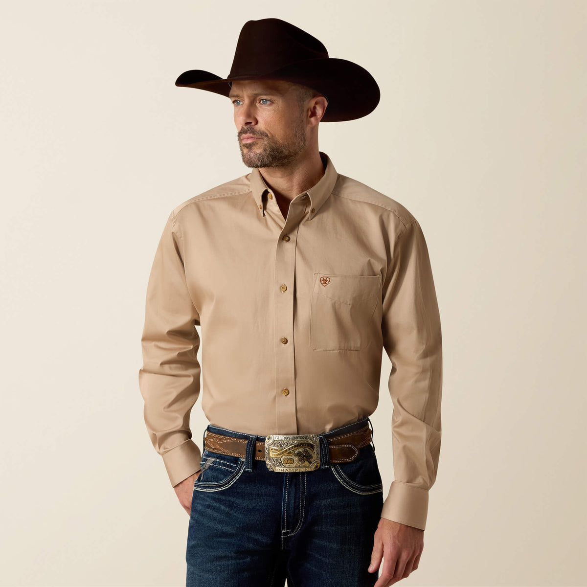 Solid Twill Classic Fit Shirt Ariat Men