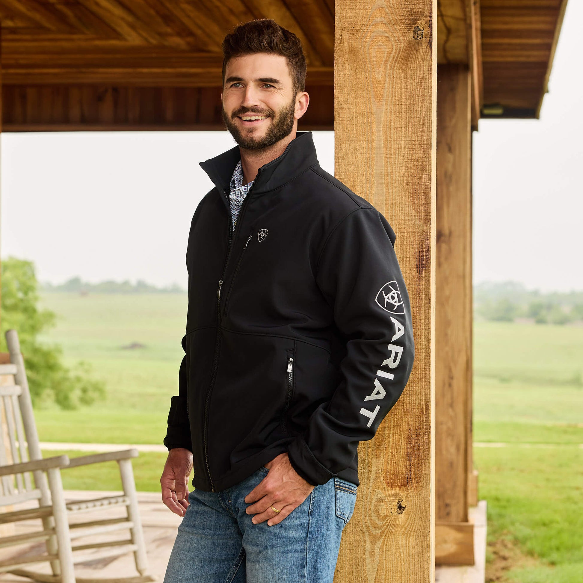 Logo Softshell Jacket Ariat Men