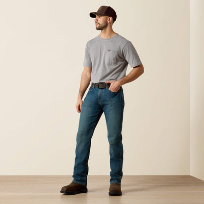 Rebar M4 Relaxed DuraStretch Basic Boot Cut Jean Ariat Men|Work