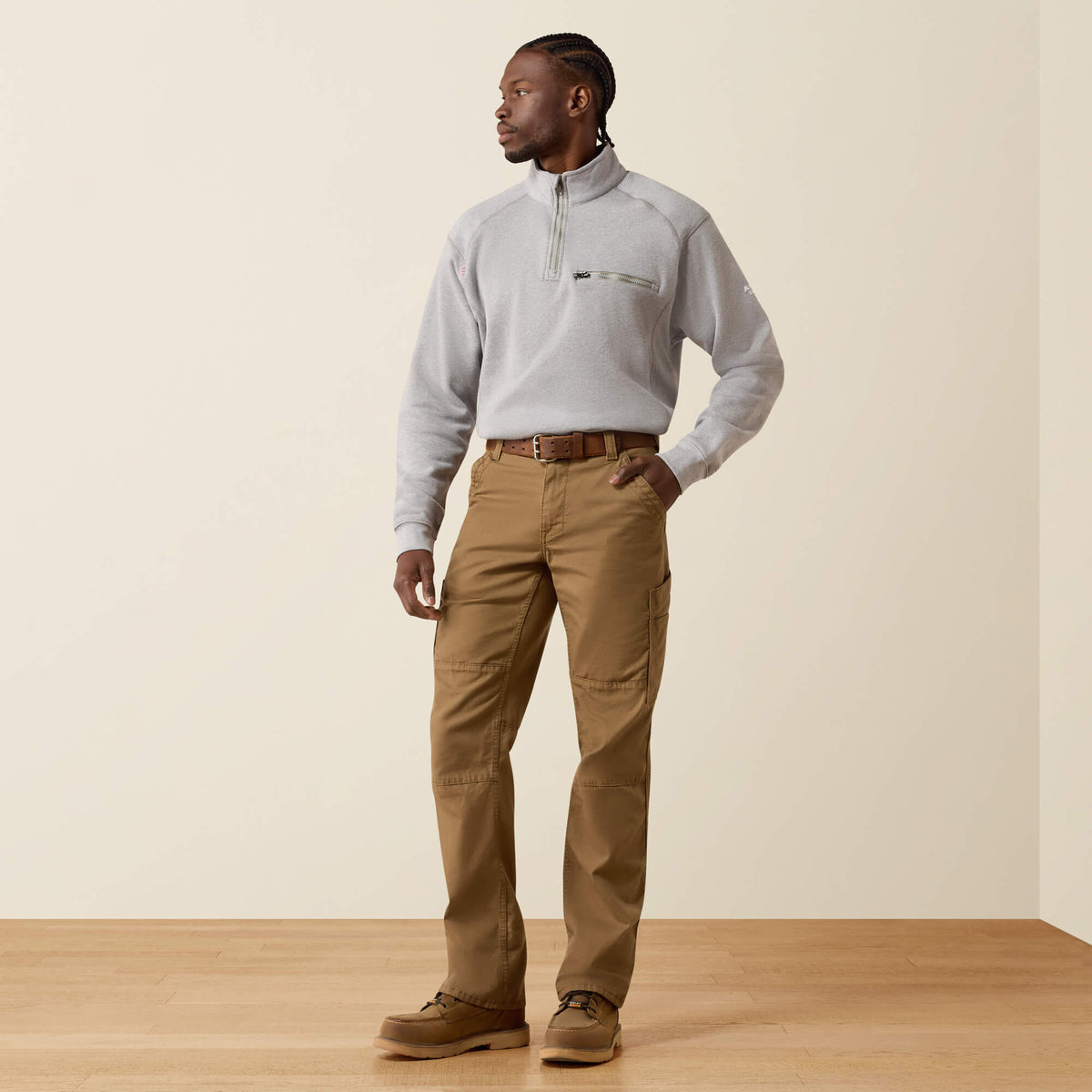 FR M5 Straight DuraStretch DuraLight Cordura Canvas Straight Pant Ariat Men|Work