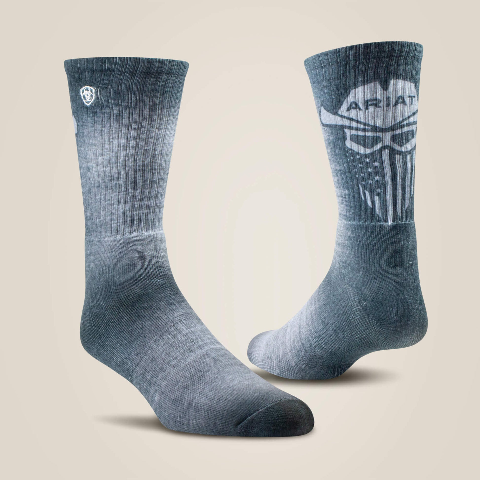Incognito Graphic Crew Work Sock 2 Pair Multi Color Pack Ariat Men|Accessories|Women