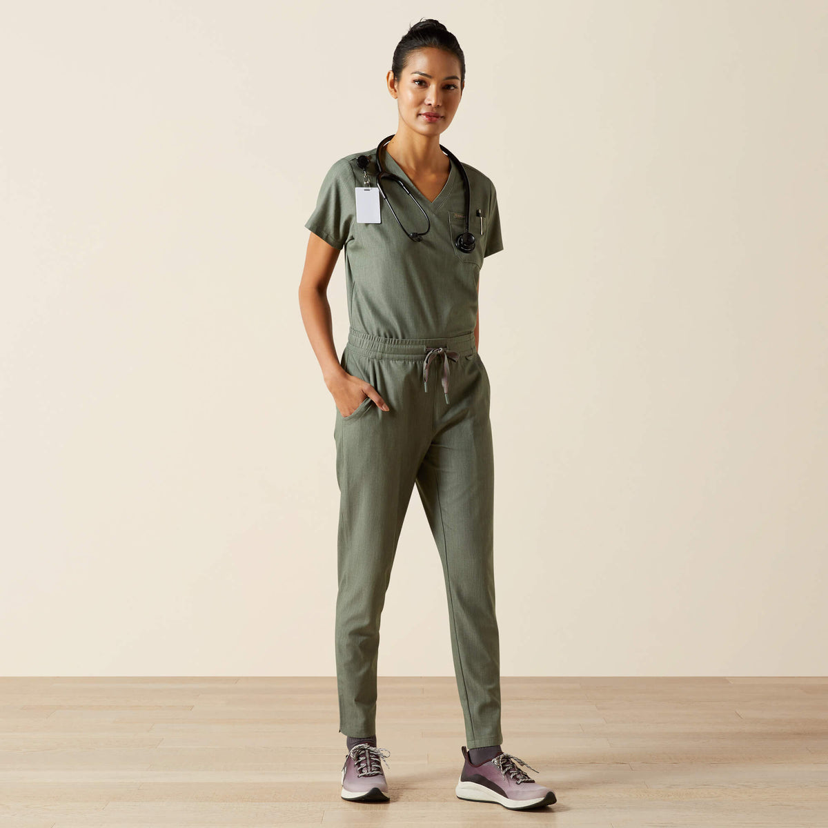 Beth Basic Scrub Top Ariat Women